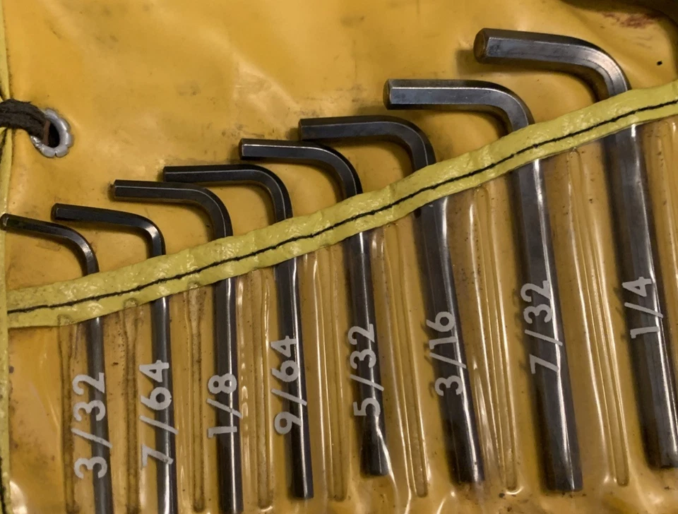 Vintage20PcAllenWrenchSet#730Allen ManufacturingCo.Hartford,Conn.   3/32"-3/4" - Image 3 of 4