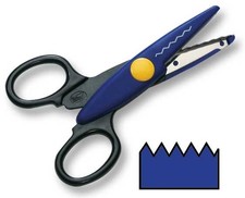 KONTURENSCHERE ZACKENSCHNITT BASTELSCHERE KONTUREN-SCHERE ZACKEN