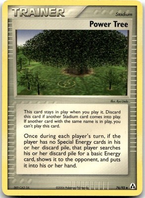 Power Tree 76/92 Uncommon Legend Maker Pokemon Lightly Played