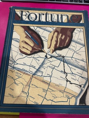 Fortune  1936 April Edition Gradin cover missing 3 pages