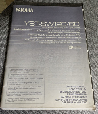 Yamaha YST-SW160/90 Bedienungsanleitung Manual
