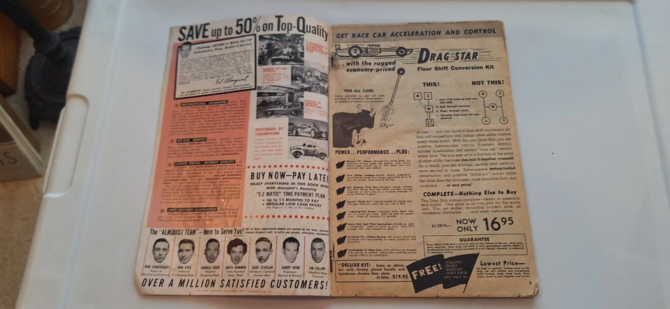 Catálogo Almquist 1962-63 Ford Drag Racing scta nhra coche de colección Hotrod Gasser  Foto 3 de 4