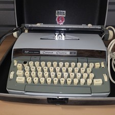 Smith Corona Coronet Electric 12 Typewriter w/ Portable Hard Case - Tested/Works thumbnail