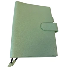 Moterm Luxe A5 Planner Cover Organizer Agenda Binder Mint Green Leather