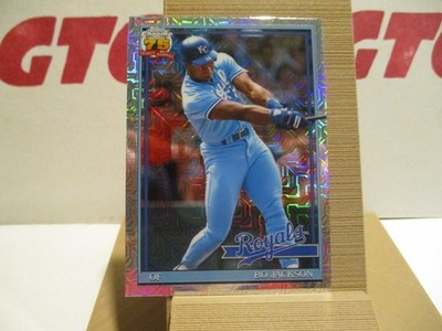 2026 Topps Baseball Bo Jackson Silver Pack Refractor Card #91C-5