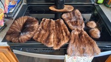 Genuine Mink Fur stole set