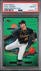 2025 Topps Finest Paul Skenes UNCOMMON Green Refractor /35 #103 PSA 10 GEM-MT