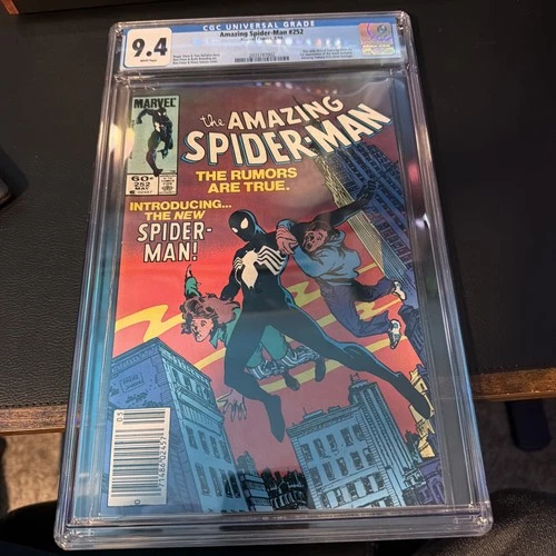 Amazing Spider-Man #252 Marvel 1984 Newsstand Ed 1st App Black Costume CGC 9.4