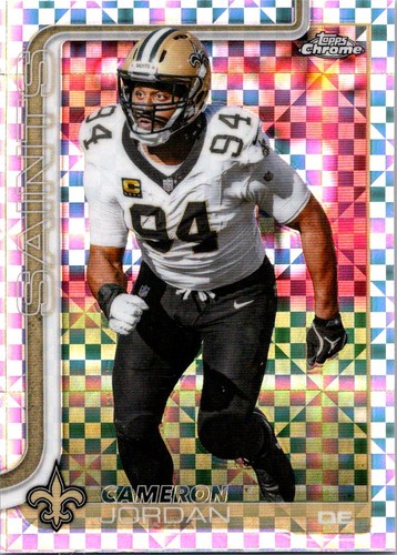 2025 Topps Chrome #221 Cameron Jordan X-Fractor