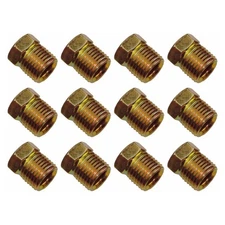 1/2 Hex 1/2-20 Inverted Flare Tube Nut Fitting 5/16 Trans Line Tubing 12PC TN15