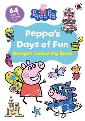 Peppa Pig: Peppas Days of Fun Bumper Colouring Book by Peppa Pig Paperback Book