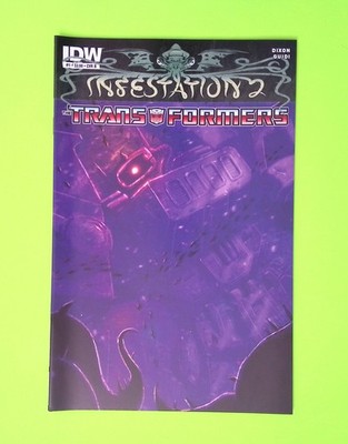 Infestation 2 Transformers #1b 2012 IDW Publishing Variant High Grade W263-163
