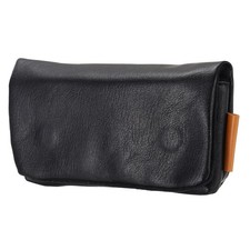 Digital Camera Storage Bag, 6.3 x 4 x 2 Inch PU Material Multi-Purpose, Black