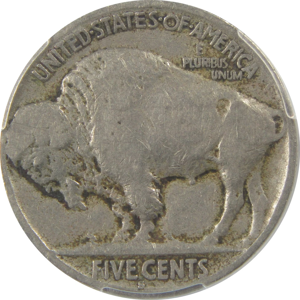 1913 S Type 2 Indian Head Buffalo Nickel VG 8 PCGS CAC SKU:I22432 - Image 4 of 4