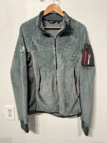 berghaus jacket men Fleece Large Extrem Blue Hiking Outdoors Preowned - product listing photo