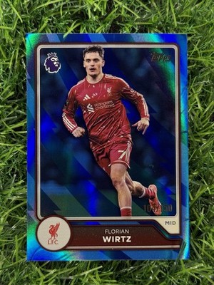 Topps Florian Wirtz Liverpool Premier League #170 Blue Parallel /150 2026/27