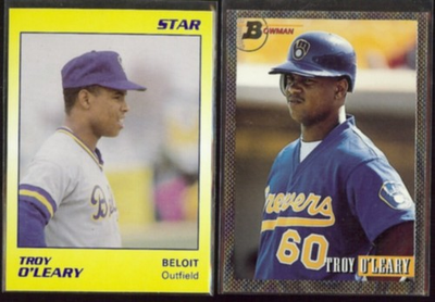 #ad TROY O#x27;LEARY 1989 Star Odd #6 1993 Bowman Foil #344. BELOIT BREWERS $2.45
