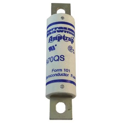 Mersen A70qs80-4 Semiconductor Fuse, 80A, Fast-Acting, 700V Ac, Bolt-On