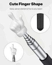 2 Pcs Retractable Pointer Sticks for Classroom Teaching