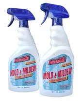 Totally Awesome Mold & Mildew  Stain Remover Fact Acting 2 Bottles 64oz Each 0.34 per fl oz