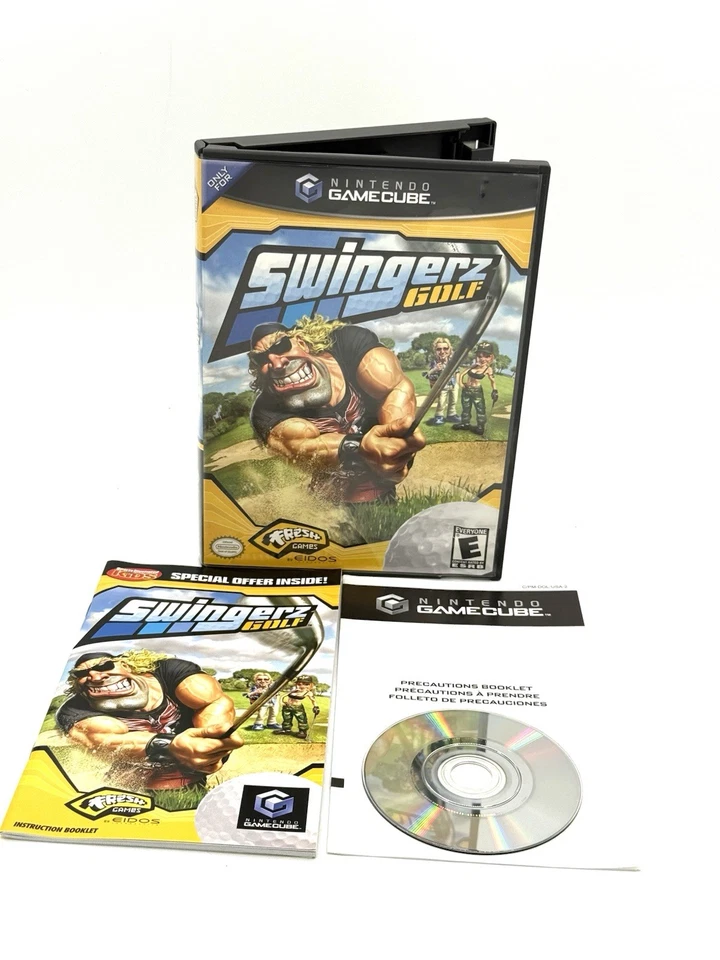 Swingerz Golf ( Nintendo GameCube, 2002 ) Tested And Working - Image 4 of 4