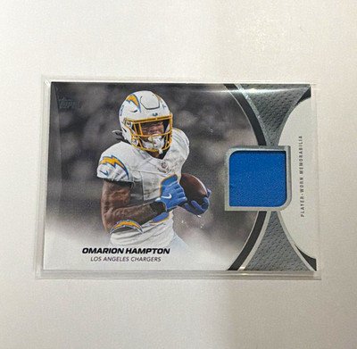 Topps 2026 Flagship Football Omarion Hampton Chargers NFL Material Relic#NFLM-OH