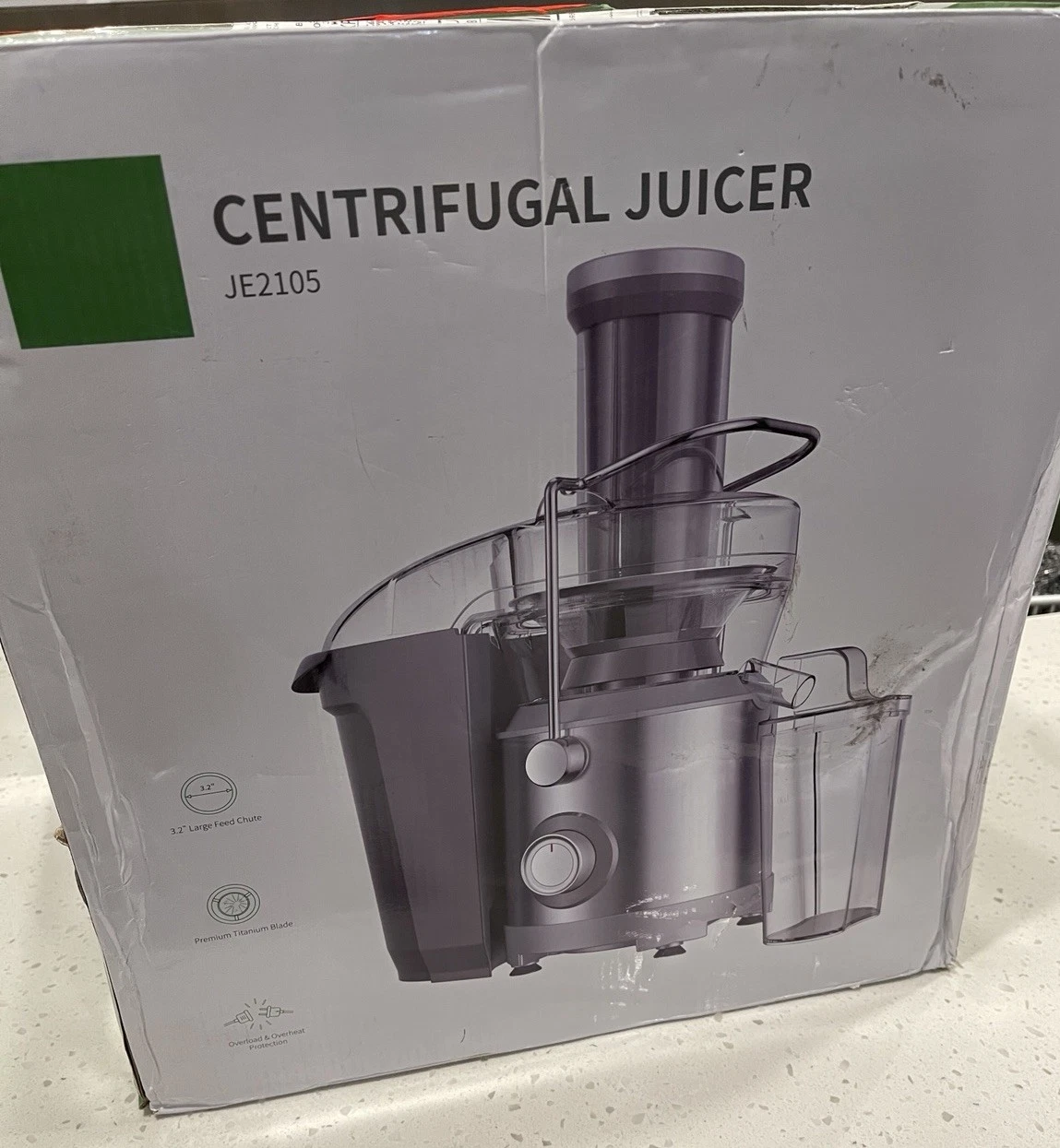 GDOR JE2105 Centrifugal Juicer Electric Stainless Steel Dishwasher Safe
