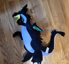 Disney Store 18" Maleficent Dragon Sleeping Beauty Stuffed Plush Toy Collectible