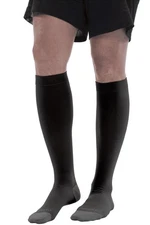 Copper Fit ENERGY Compression Socks, Silky-Soft, Hydration, Unisex, Black, L/XL