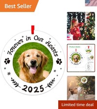 Forever in Our Hearts Dog Memorial Ornament - Gift Boxed Christmas Keepsake 2025
