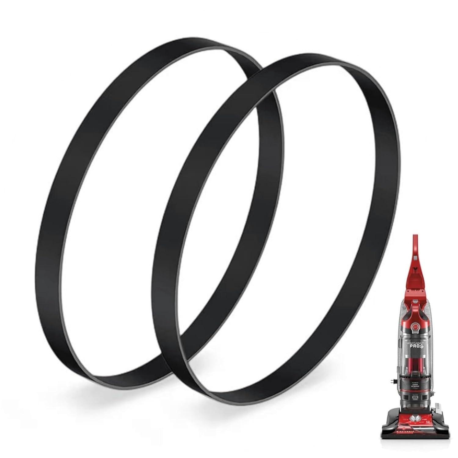 Replacement Flat Non-Stretch Belts for Hoover Windtunnel 3 Pro Pet Upright Vacuu
