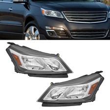 Passenger & Driver Side For 2013-2017 Chevrolet Traverse Halogen Headlight Lamp