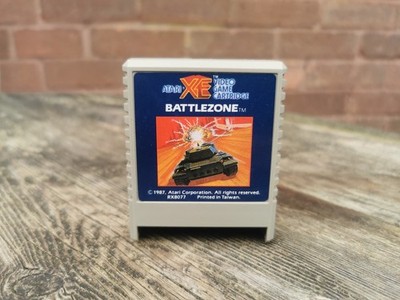 Rare Vintage Atari 400 800 XE Spiel Battlezone Cartridge Retro Sammlerstück Gaming