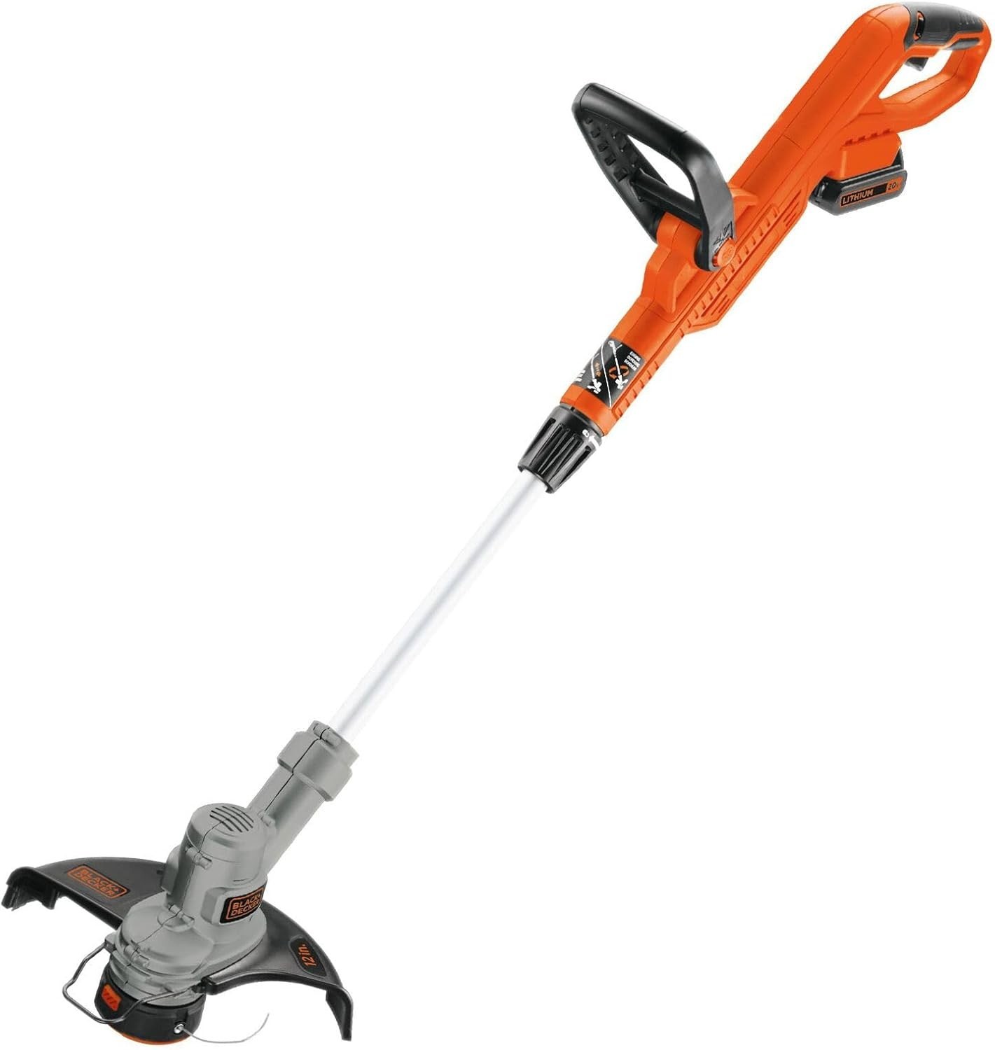 BLACK+DECKER 20V MAX String Trimmer and Edger 2 in 1, Cordless Weed Wacker with