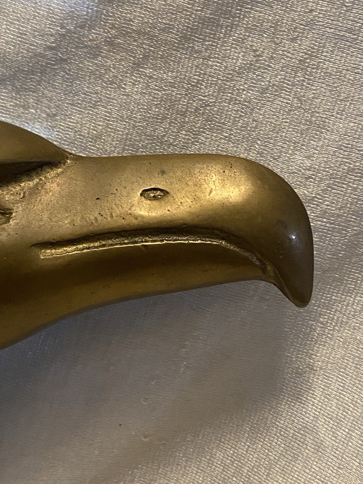 Solid Brass Eagle head screw on cane tip handle b… - image 8