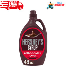 Hershey's Chocolate Flavored Syrup, Bulk Bottle 48 oz