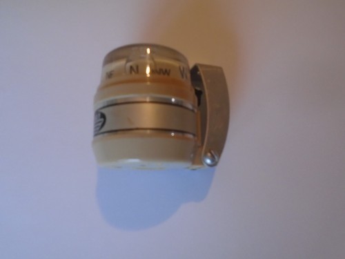 Vintage Airway Dashboard Floating Compass With Bracket works good made in usa