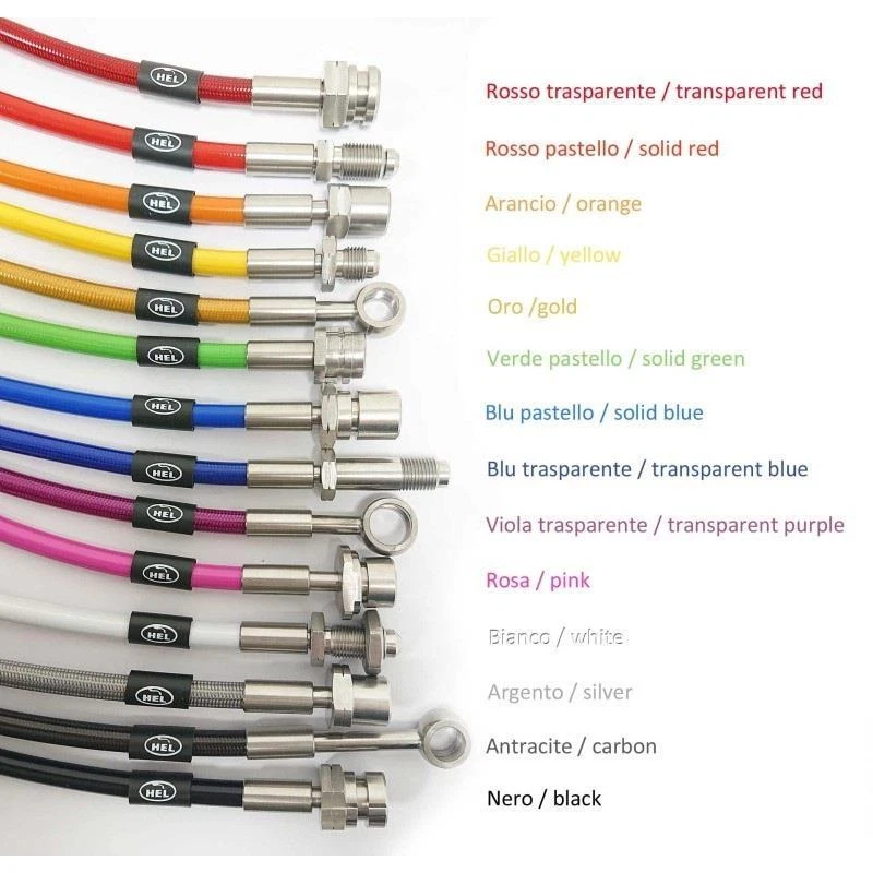 para BMW 135i E88 2008-2013 HEL ACERO INOXIDABLE TRENZADO MANGUERAS (BMW6012) Foto 4 de 4