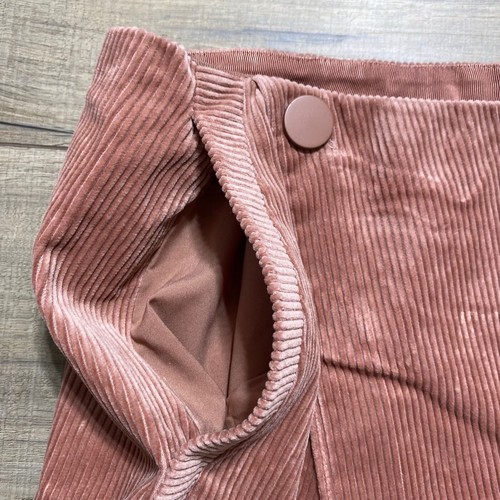 Club Monaco Women's Corduroy A-Line Mini Skirt Size 12 Pink - Picture 5 of 12