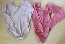 Girls' Gymnastics Leotard Bundle Size 1 Long Sleeved