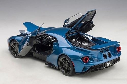 New AUTOart FORD GT 2017 1:18 Model Car BLUE 72942 KidBX - Bild 11 von 11