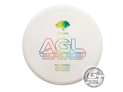 NEW Above Ground Level Woodland Manzanita 172g White Rainbow Foil Putter Disc