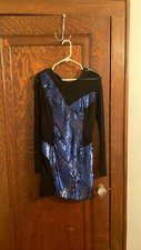 Sequin blue dress