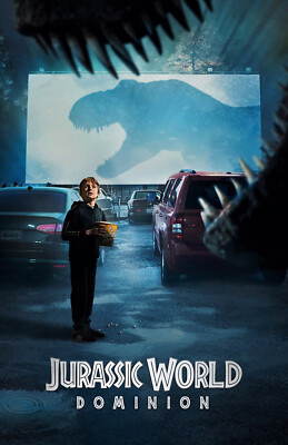 AA2535 Jurassic World Dominion Film 2022 Kid Movie Poster 11x17