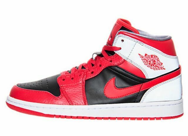Size 9 - Jordan 1 Mid Fire Red for sale online | eBay