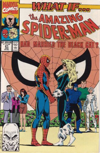 WHAT IF... #21 Amazing Spider-Man had married Black Cat? - Back Issue - Afbeelding 1 van 1