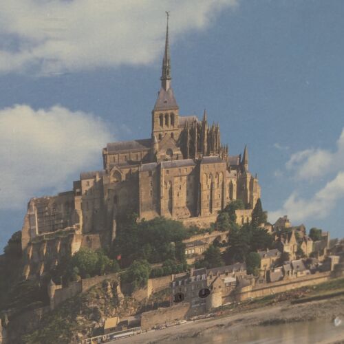 FX Schmid Mont St. Michel France 1000 Pcs Jigsaw Puzzle 26"x17" NEW West Germany - Picture 2 of 5