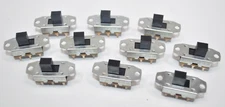 Lot of 10 NOS CW Industries DPDT ON-ON Slide Switch 3A 125VAC .5A 125VDC - NEW