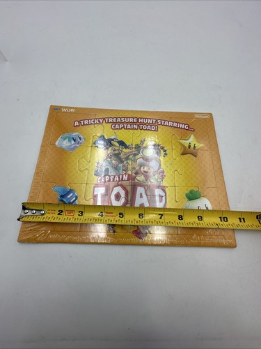 NEW Sealed Nintendo Wii U Captain Toad Treasure Tracker Promo Pre order Puzzle - Picture 11 of 12