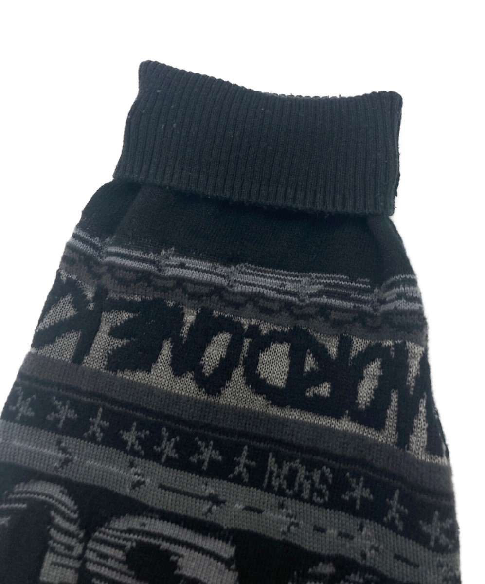 sacai Eric Haze Jacquard Knit Cardigan Size: M Black Men 23-02984M 